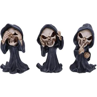 Nemesis Now Three Wise Reapers None Statue Standard Polyresin Geschenke, Gothic, Horror, Totenköpfe