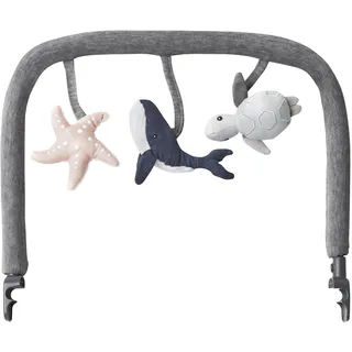 Ergobaby Evolve Bouncer Spielbogen Wunder der Ozeane, Grau