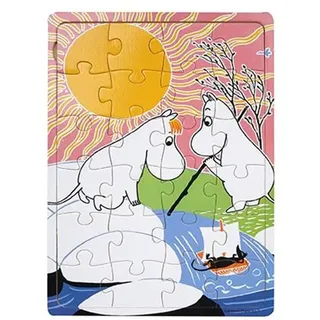 Barbo Toys Moomin - Wooden baby puzzles - Fishing