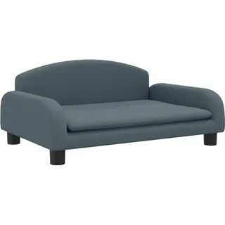 vidaXL Kindersofa Dunkelgrau 70 x 45 x 30 cm Kiefer