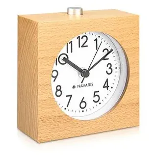 Navaris Wecker hellbraun