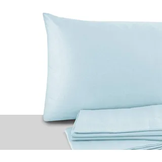 Giovanni Dolcinotti 2er-Set Kissenbezüge für Doppel- und Einzelbett 40 x 70 cm, 100% Baumwolle, hergestellt in Italien, Eiskönigin