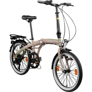Agon Parklane 20 Zoll Klapprad Fahrrad beige