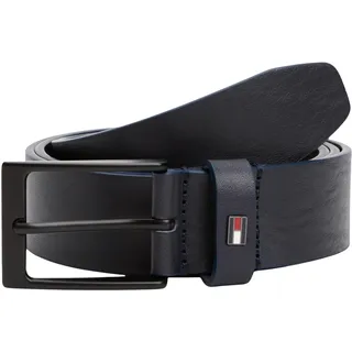 Tommy Hilfiger Gürtel Herren Leder 3,5 cm Blau 105