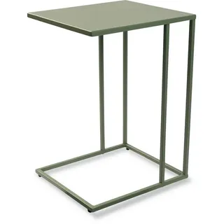 Xora Beistelltisch , Salbeigrün , Metall , rechteckig , eckig , 38x62x43 cm , einfacher Aufbau , Wohnzimmer, Wohnzimmertische, Beistelltische, Beistelltische Metall