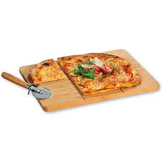 KESPER Kesper, Pizza Zubehör, Pizzabrett mit Schneider