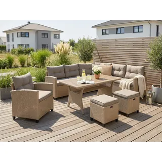 Konifera Keros Premium Loungeset beige