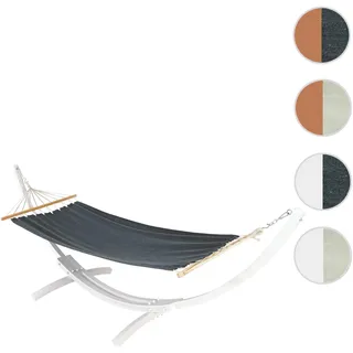 Hängematte mit Gestell HWC-J46, Hängeschaukel, bis 200kg Holzgestell MVG-zertifiziert 320cm ~ weiß,