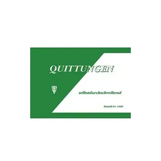 Quittung, MwSt. separat ausgewiesen Formularbuch 4100, 1 St.