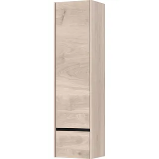 Germania Hängeschrank "Cantoria", griffloses Design, Türdämpfung, castello, eiche, nachbildung, schwarz