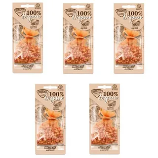 5x Citrus Organic Wunderbaum Autoduft Säckchen Lufterfrischer Spiegel Raumduft