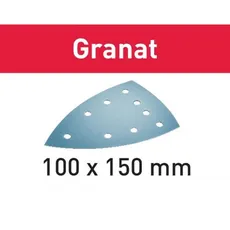 Bild von Granat STF Delta/9 P80 GR/50 100x150mm Deltaschleifblatt K80, 50er-Pack (577544)