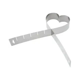 Westmark Herzbackform, Edelstahl, 19x5 cm, Backform, Silber