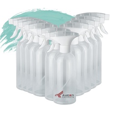 ÄUGEN GmbH | 10Stk a 500ml Sprühflasche | weißer vollplastik Sprühkopf | Trigger | leer | Spray Bottle