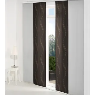 Wirth Schiebegardine »LUPARA« Paneelwagen 1 Stk. tlg. Inkl. Montagezubehör, braun