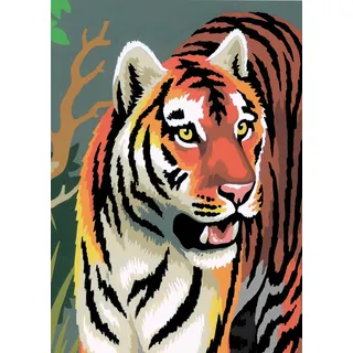 Malen nach Zahlen Tiger - Painting by numbers Tiger