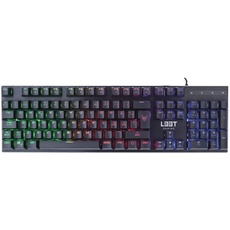 Clavier Gaming Semi-Mecanique Oseberg L33t Gaming - Anti-Ghosting de 25 Berührungen - RGB - Noir