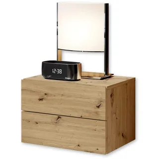 Stella Trading Nachtschrank 42 x 28 x 30 cm Eiche Artisan