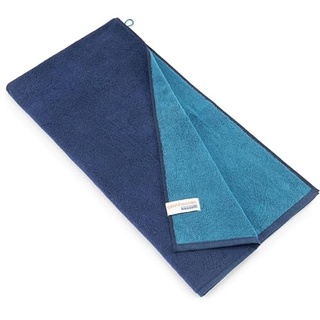 BASSETTI New Shades Duschtuch aus 100% Baumwolle in der Farbe Blau B1, Maße: 70x140 cm - 9328123