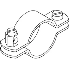 Bild von Kupferrohrschelle