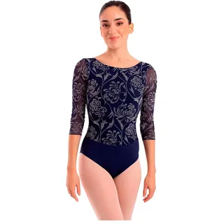 Intermezzo Dunia Leotard Mit 3/4-arm - Marine - XS