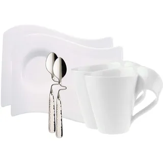 Villeroy & Boch Newwave Caffè Kaffeetasse 0,2 l Weiß 6 St.