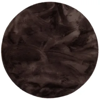 Pergamon Luxus Super Soft Fellteppich Plush Rund Rund