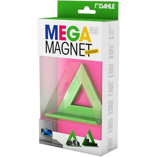 DAHLE Mega Magnet DELTA XL (90 x 90 mm, inkl. Ablage) grün