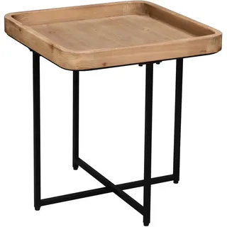 Mirrors and More »Jenifer« braun (holzfarbig), Tische, Beistelltisch