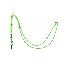 Verstellbare Nylon-Leine mit Neoprenfutter 1,5cm x 240cm,hellgrün, L-NEO-Adjust-LightGreen-S