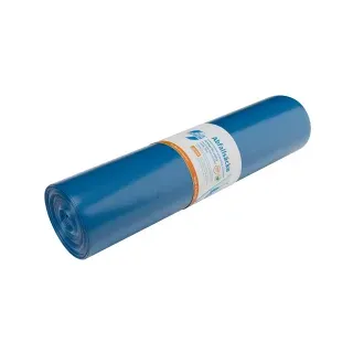 Deiss Premium PLUS 120 Liter blau HDPE (Hochdichtes Polyethylen) 37 Mikron 25 Stück