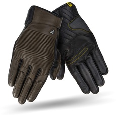 Bild von Blake Motorradhandschuhe Herren - Atmungsaktive, Elastische, Touchscreen, Vintage Handschuhe aus Leder mit Knöchelprotektor, Knöchel Aufpralldämpfer, Verstärkte Handfläche (Braun, XL)