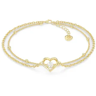 SERASAR Fussketten für Frauen Silber 925 stabil 18 Karat Gold Schmuck Damen Kette Fußkettchen Mädchen Anklet Schmuckbox Geschenk Idee Muttertagsgeschenk Weihnachten