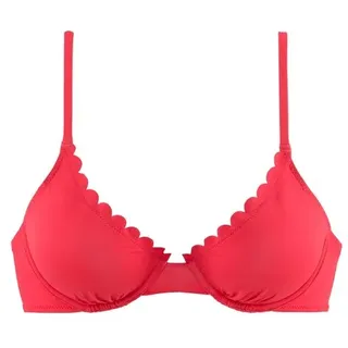 LASCANA Bügel-Bikini-Top Damen rot Gr.34 Cup B