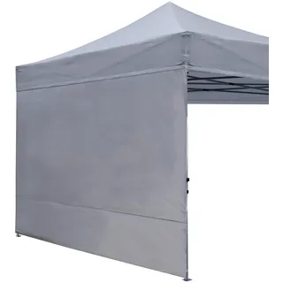 ABCCANOPY Pavillon Seitenwände für 3x3m/3x6m Gartenpavillon Seitenteile,Partyzelt,Faltpavillon,Wasserdicht,ohne Fenster,Grau