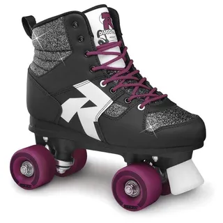 Roces Rollerskates/Rollschuhe Street Disco Palace, Glitter-Black, 41, 550039-007