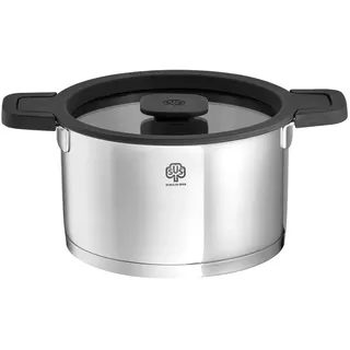 Schulte-Ufer Fleischtopf Maxa by Barski Design 64119-20, Edelstahl, 20 cm, ca. 3,5 l