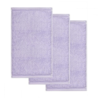 Möve Superwuschel Gästetuch 30 x 50 cm aus 100% Baumwolle, Lilac 3er Set