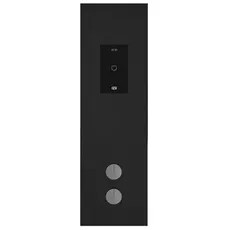 Gessi Binario, Fertigset digitale Steuerung Touch-Screen, Ansteuerung aller elektronischen und wasserführenden angeschlossenen Module, 61229, Farbe: Schwarz XL