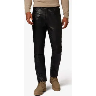 Herren Lederhose Lederjeans Ricano FRANKLIN – Schwarz / 30