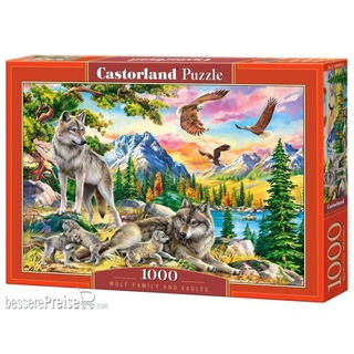 Castorland Wolf Family and Eagles Puzzle 1000 Teile