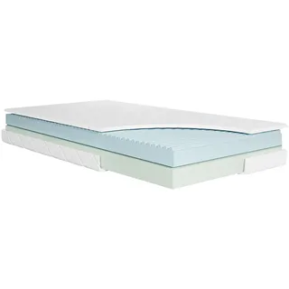 Julius Zöllner Jugendmatratze Duosoft Junior – Hochwertige Juniormatratze, Atmungsaktiver Kaltschaum mit Wellenprofil, OEKO-TEX Standard 100, Made in Germany, Größe 120x200cm
