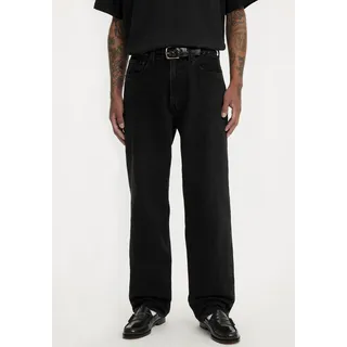 Levi's Loose-fit-Jeans "568 STAY LOOSE", Herren, Gr. 36, Länge 32, schwarz 0066, Denim/Jeans, Obermaterial: 100% Baumwolle, loose fit lang, Jeans, mit Leinenanteil