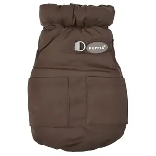 Puffer Vest Jumper/Brown/XXL