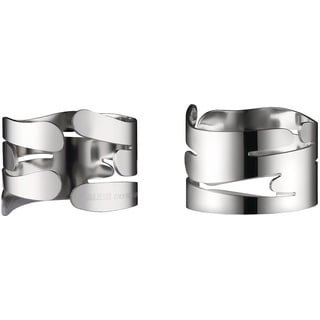 Alessi Barkring Serviettenring 2-er Set Edelstahl