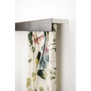 GARESA Gardinenschiene »Kunststoffschiene mit Blende« 3 läufig-läufig Wunschmaßlänge Deckenmontage, verlängerbar, einfache Montage, schlicht, grau