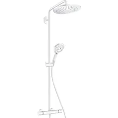 Bild von Croma Select S Showerpipe 280 1jet mit Thermostat und Handbrause Raindance mattweiß