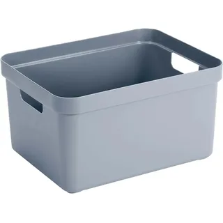 SUNWARE Aufbewahrungsbox Sigma Home 32 l 25-tlg. blau/grau