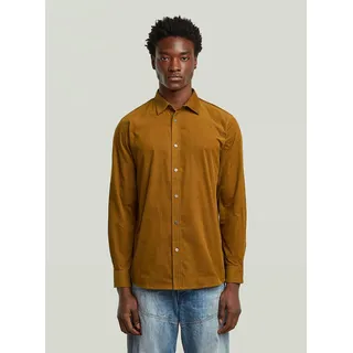 G-Star Clean Regular Langarmhemd - Oxide Ocre - 2XL