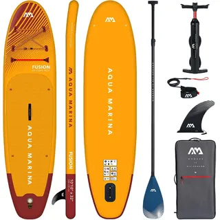 Aqua Marina Fusion 10'10" SUP Brett BT-23FUP + Carbon Paddel - Orange
